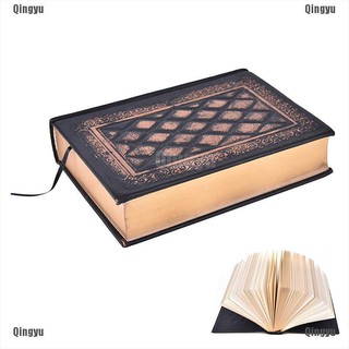 [Ready Qingyu] Retro Vintage Journal Diary Notebook Leather Blank Sketchbook Paper Hard Cover,
