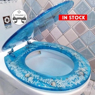 Special resin toilet cover U V O color seat thickening mute the old ring exNe