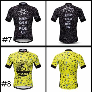 Cycling Jersey Men Top Short Sleeve Bike Clothing
