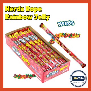 (ASMR) Nerds Rope Rainbow Candy Jelly