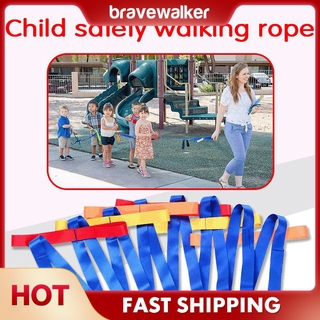 [COD/ready stock] Anti Lost Baby Kids Child Safety Walking Rope Walking Rein 12 Children Daycare BW