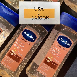 Vaseline Cocoa Radiant Body Oil - Vaseline Body Moisturizing Gel Oil