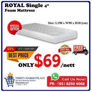 Single mattress promotion/Free delivery