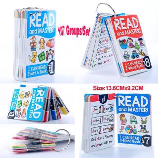 107 Groups/set Roots English Phonics Cognitive Flash Cards Kids Activities Montessori Early Learning game Educational Reading Toys for Children Teaching Aids Baby Card