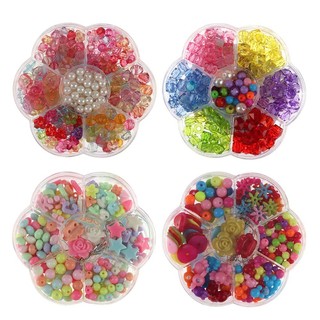 150pcs Mixed Children DIY Mixed Colors Beads Set for Jewelry Chain Making