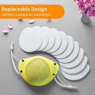 Mask Child Adult Silicone PM2.5 Mouth Nose Disconnect-type Mask Anti-dust Masks Replaceable Filter