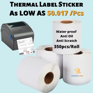 A6 Thermal Label Sticker Thermal Paper AirWaybill Shipping Label Consignment Note Sticker 100*150mm 350Pcs/Roll