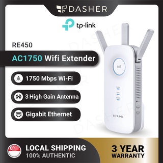 TP-Link AC1750 WiFi Range Extender RE450 1750Mbps Wi-Fi Speeds with 3 External Dual Band Antennas