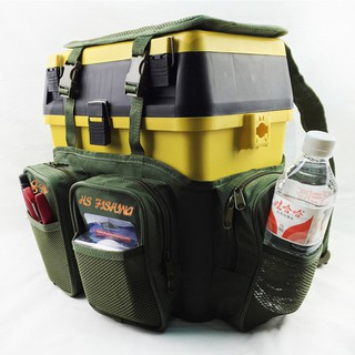 Fly Fishing Backpack Fishing Outdoor & Adjustable Size+Fishing Tackle Box