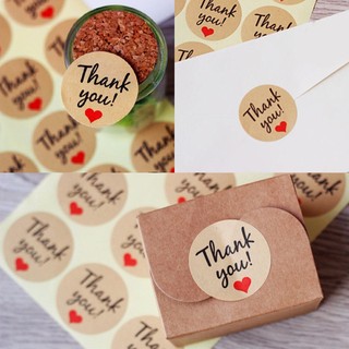 120pcs Thank You Stickers Labels Sealing Craft Wedding Christmas Party Favours