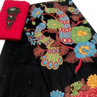 Uj Primis Black Primis Batik Fabric Sweet Black 0085 And Embos / Primis Original Batik / Primisima Batik