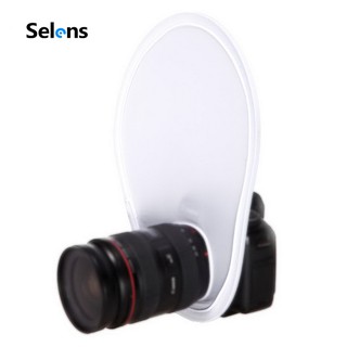 Selens Mini Circular Lens-Mount On Camera Reflector Diffuser For Canon YongNuo (1)