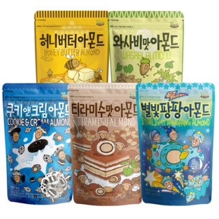 Tom's Farm Seasoned Almond Bestseller (Honey Butter,Wasabi, Cookie and cream, Tiramisu, Starlight)