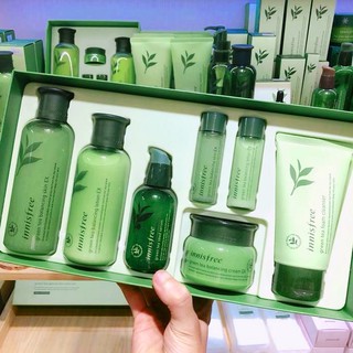 New Arrival -Innisfree Green Tea Balancing Special Skin Care Set 7 Pcs-SET