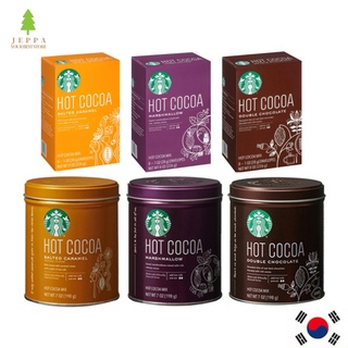 [Starbucks] Hot Cocoa 3Flavors 6Types Salted Caramel Marshmallow Double Chocolate Tin Case USA
