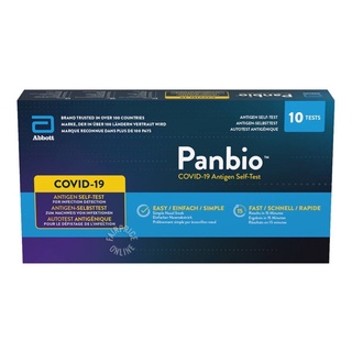 Abbott Panbio COVID-19 Antigen Rapid Self-Test (ART) Kit 10s