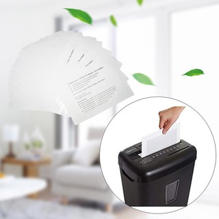 ✳๑`12PCS Paper Shredder Lubricant Sheets Lubricating Oil Portable Type for