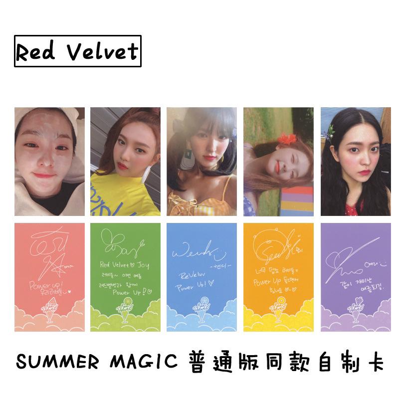 😍Red Velvet SUMMER MAGIC card 5pcs