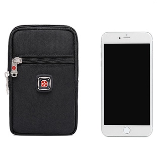 handphone sling bag Swiss Army Knife Mobile Phone Bag Wear Mobile Phone Belt Pouch Men7-Inch6Multi-Functional Outdoor Sports Pannier Bag Waist Bag 5EYV