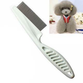 Pet Hair Grooming Comb Flea Shedding Brush Dog Stainless