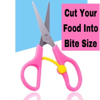 [SG SELLER] [STOCKS IN SG] Baby Food Scissors Stainless Steel With Cover