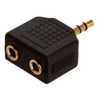 Gold-Plated Audio Splitter 3.5mm Jack