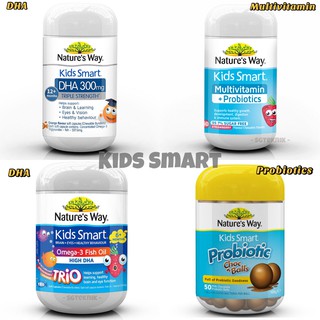 Australia Kids Smart Multi Vitamin for Children Toddler Probiotics DHA Iron Fish supplement Choc Balls Strawberry Swisse