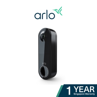 Arlo AVD2001B Essential Wire Free HD Video Doorbell Package Detection 2 Way Audio Night Vision Easy Installation