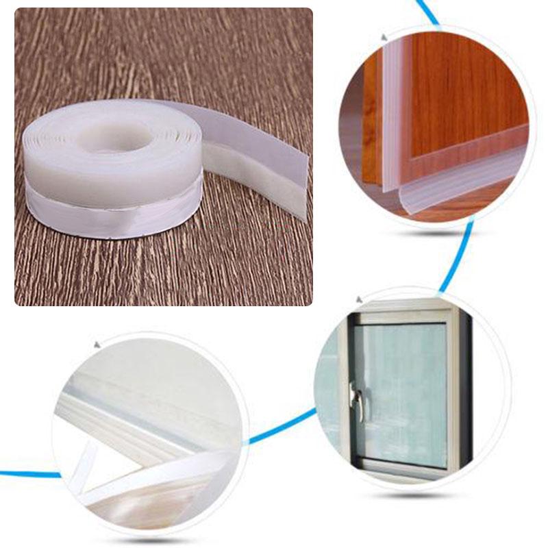 1x Weather Stripping Self Adhesive Door Windows Rubber Draft Stopper Seal Strip