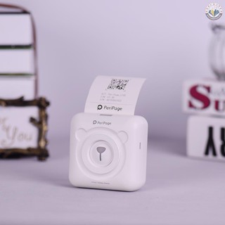 ✲ready stock✲ GOOJPRT PeriPage Mini Pocket Wireless BT Thermal Printer Picture Photo Label Memo Receipt Paper Printer with USB Cable Support for Android iOS Smartphone Windows