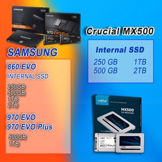 *SUPERIOR PERFORMANCE* | Samsung 860 EVO | Samsung 970 EVO & 970 EVO PLUS | CRUCIAL MX500 | ( 250GB, 500GB, 1TB, 2TB )