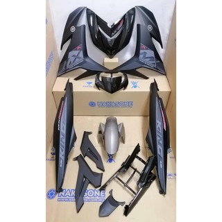 [Shop Malaysia] 🔥READY STOCK❗️ Yamaha Ysuku Y15ZR Y15 V1 V2 MX King (Black) Body Cover Set Coverset