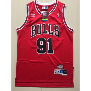 NBA Chicago Bulls RODMAN #91 basketball jerseys S-XXL national TOP