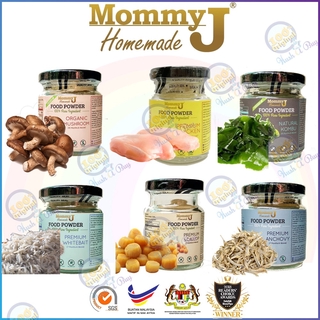 [Shop Malaysia] MommyJ Food Powder Starter Pack 20g / 40g - Anchovy Whitebait Mushroom Chicken Kumbu Kelp Scallop