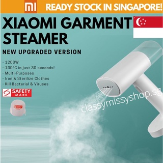 🇸🇬 [NEW] XIAOMI Garment Steamer Upgraded 1200W Portable Electric Handheld Iron Clothes Ironing Sterilize Virus & Mite
