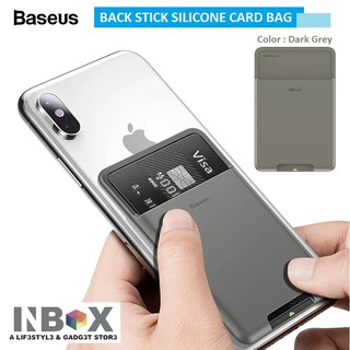 *SG SELLER* Baseus Back Stick Silicone Card Sticker Bag