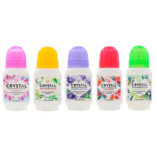 Crystal Body Deodorant Roll-On, (66 ml), 5 Scent to choose from!