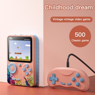 G5 handheld game console colorful horse card Dragon game machine 500 in one color screen retro children s toy