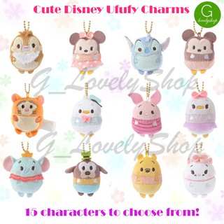 Disney Ufufy Plushie Bag Charms Keychains Tsum Tsum Cuties
