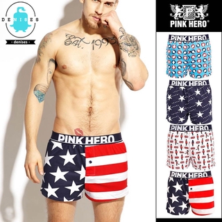 👕 d e n i s e s👕 PINK HEROES Mens Boxer Underpants Knickers Sexy Print Briefs Shorts Underwear soft
