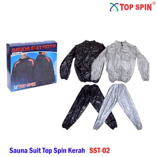 Sauna Suit TOP SPIN Silver Collar SST02 Collar