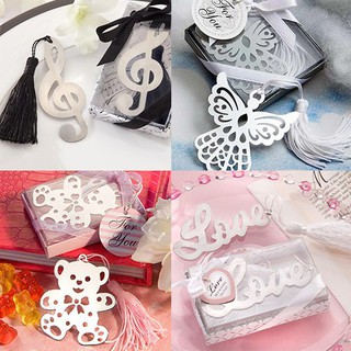 Seafeel Wedding Decor Korean Style Creative Musical Note Eagle Bear Love Alloy Bookmark Exquisite Gift (1)