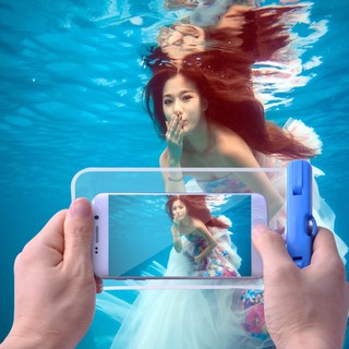 Random Color Swimming Bags Waterproof 6 inch below Underwater Pouch Phone Case