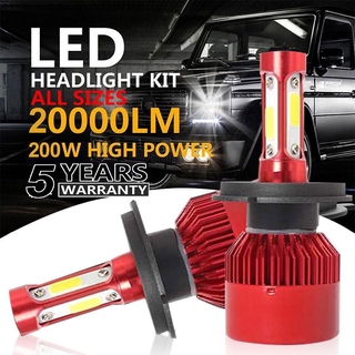 (2pcs)Car Lights H4 H7 H11 H1 H13 H3 9004 9006 9007 COB LED Car Headlight Bulb