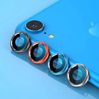 iPhone XR Rear Camera Lens Protector Integral Type (Tempered Glass + Metal Frame)