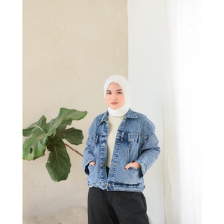 Arela Latest Women's Jeans Jacket Bandung Wholesale Hijab!!