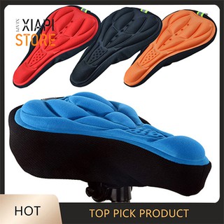 Silicone Cycling Bicycle Bike Saddle Breathable Gel Cushion Soft Pad Seat Cover