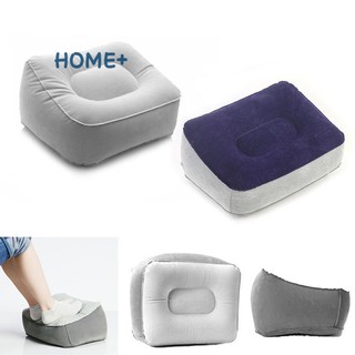 Portable Inflatable Foot Rest Pillow Cushion PVC Air Travel Office Home Leg Up Footrest Relaxing Feet Tool @sg