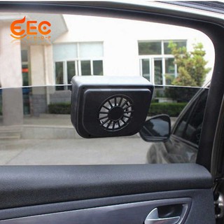 🌟EC🌟Solar Power Car Window Fan Auto Ventilator Cooling Vehicle Air Vent Portable