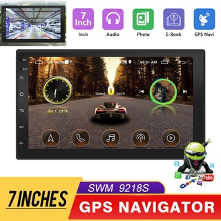 Double DIN 7" Android 10.1 Car Stereo GPS Navi MP5 Radio Player 2+16GB l
